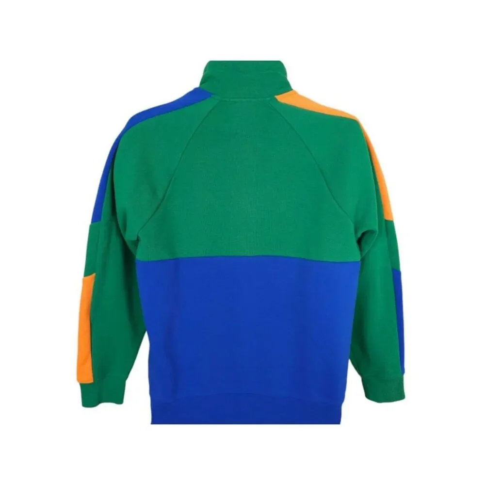 Polo Ralph Lauren Track Jacket Mens Size Small Green Pullover Half Zip
